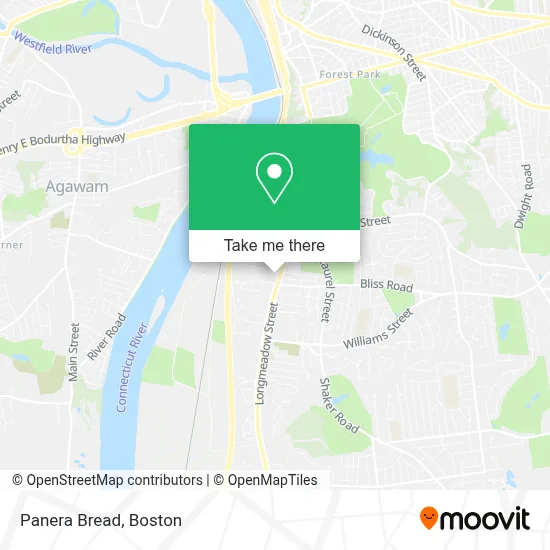 Panera Bread map
