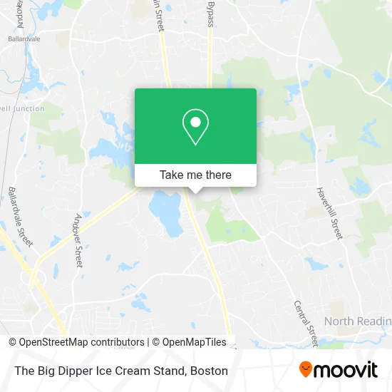 The Big Dipper Ice Cream Stand map