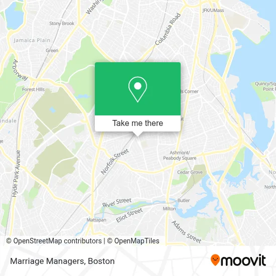 Marriage Managers map
