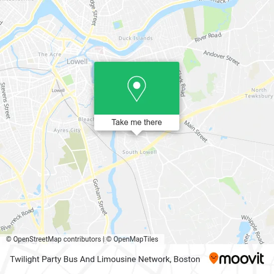 Twilight Party Bus And Limousine Network map