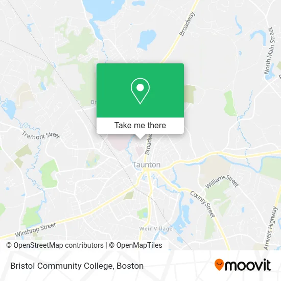 Bristol Community College map