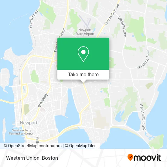 Western Union map