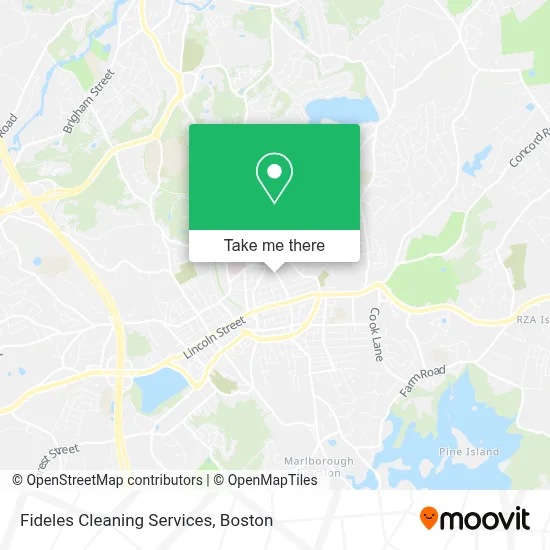 Fideles Cleaning Services map