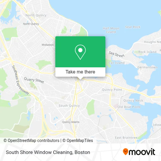 South Shore Window Cleaning map