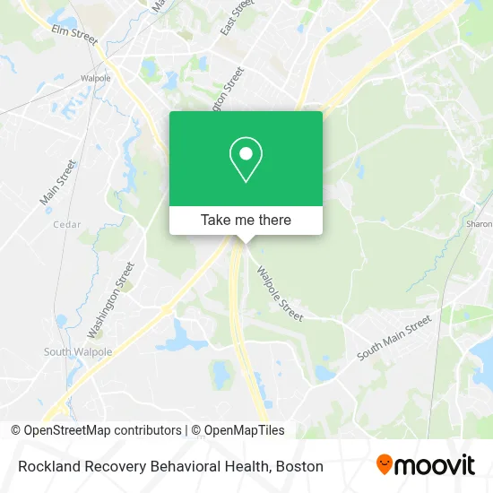 Rockland Recovery Behavioral Health map