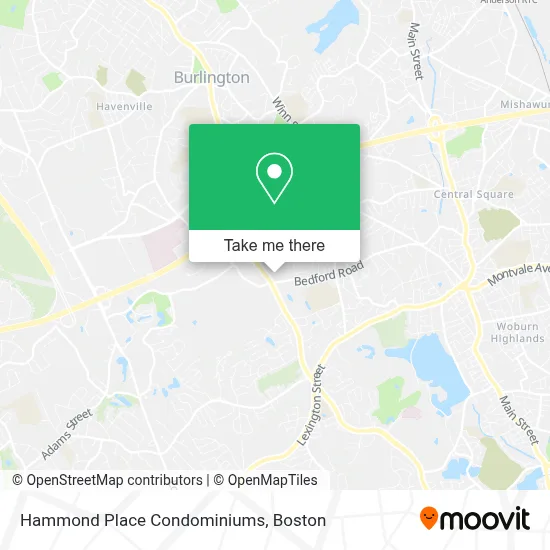 Hammond Place Condominiums map