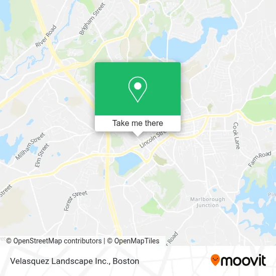 Velasquez Landscape Inc. map