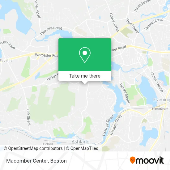Macomber Center map