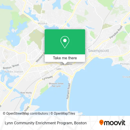 Lynn Community Enrichment Program map