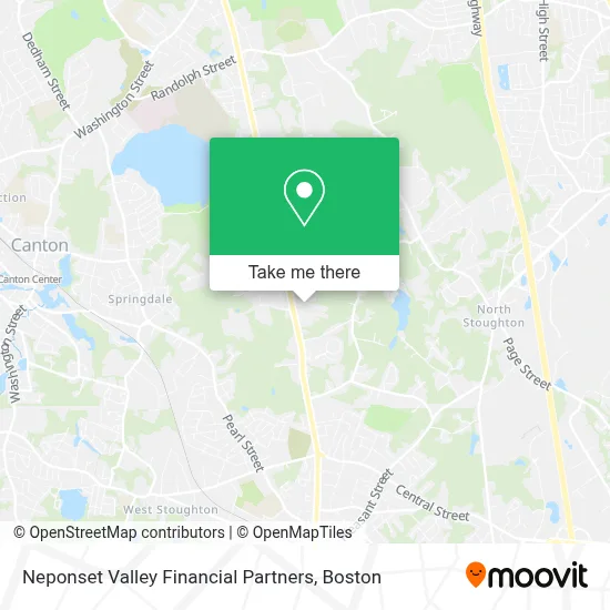 Neponset Valley Financial Partners map