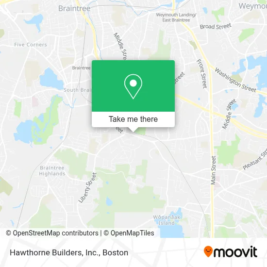 Hawthorne Builders, Inc. map