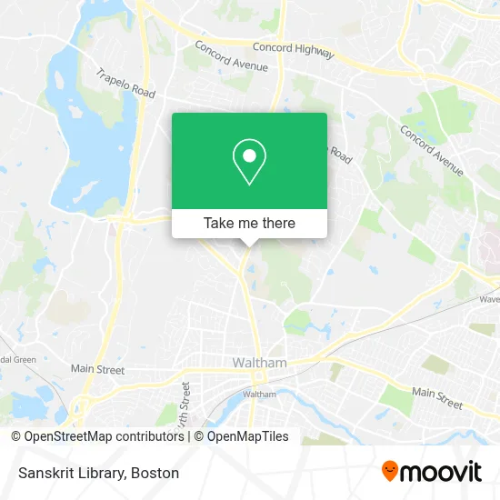 Sanskrit Library map