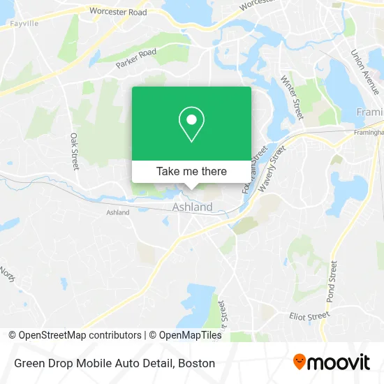 Green Drop Mobile Auto Detail map