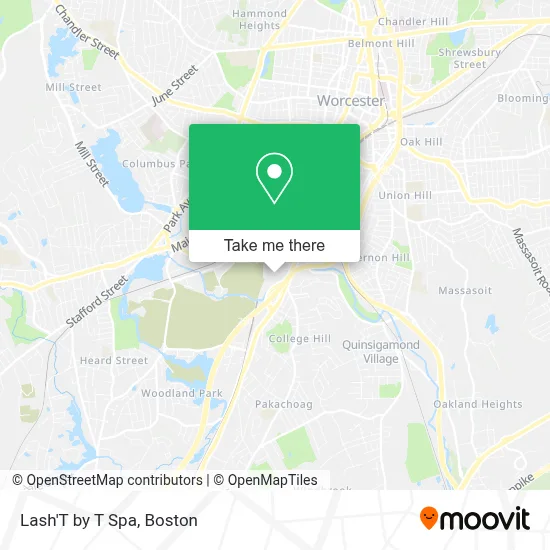 Lash'T by T Spa map