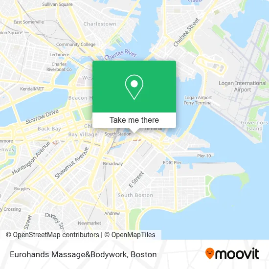 Eurohands Massage&Bodywork map
