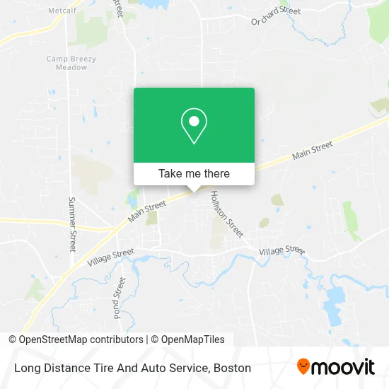 Long Distance Tire And Auto Service map
