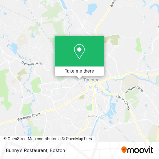 Bunny's Restaurant map
