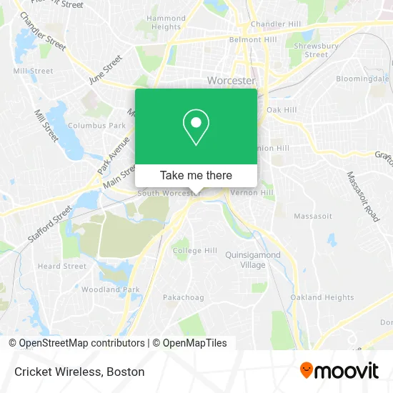 Cricket Wireless map