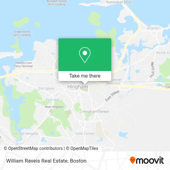 William Raveis Real Estate map