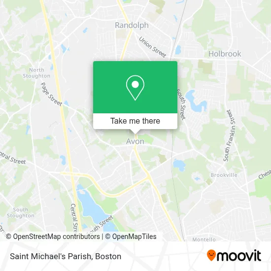 Saint Michael's Parish map