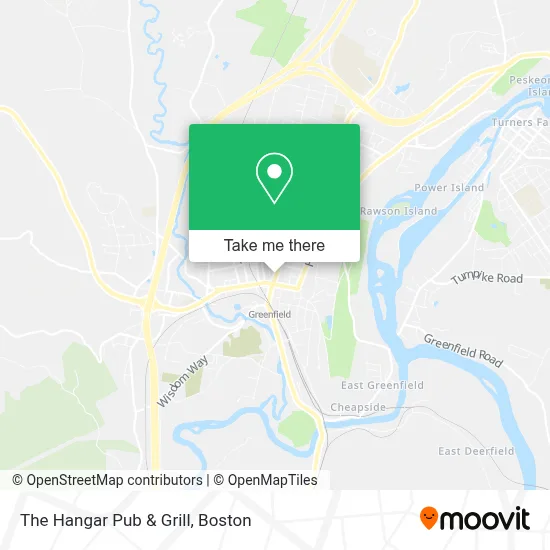The Hangar Pub & Grill map