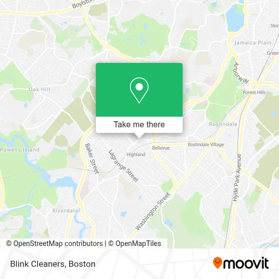 Blink Cleaners map
