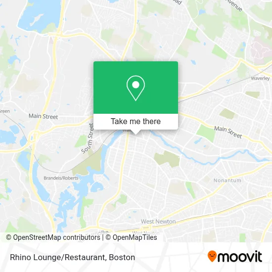 Rhino Lounge/Restaurant map