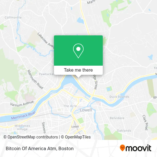 Bitcoin Of America Atm map