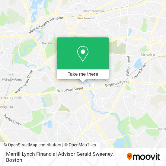 Merrill Lynch Financial Advisor Gerald Sweeney map