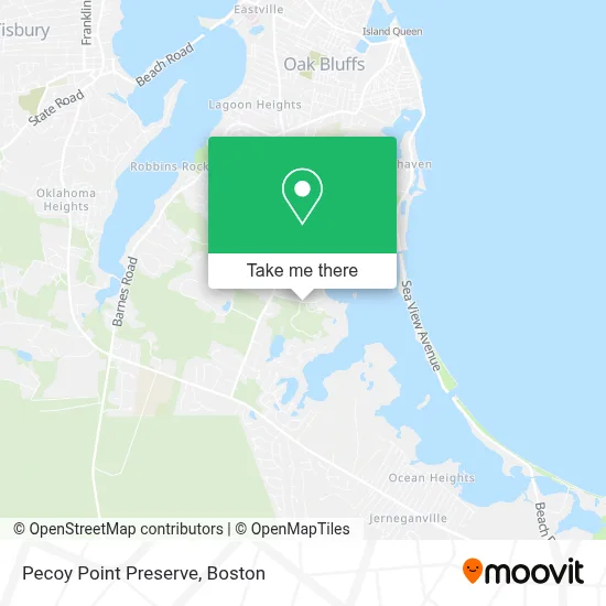 Pecoy Point Preserve map