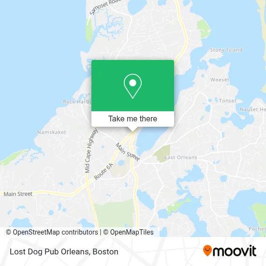 Lost Dog Pub Orleans map