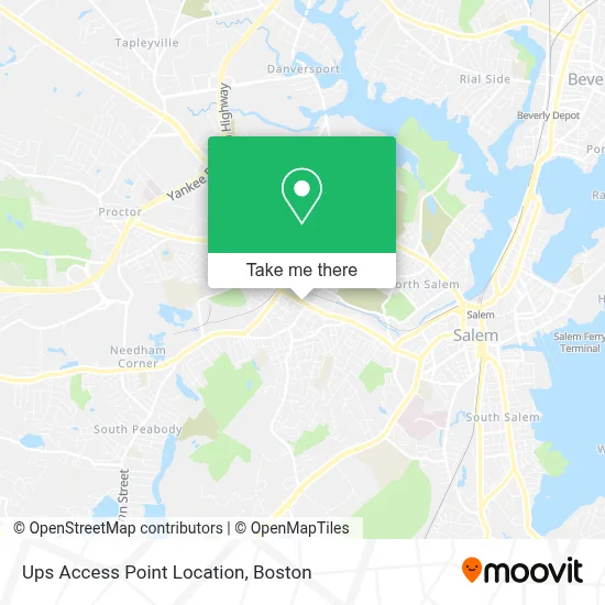Ups Access Point Location map