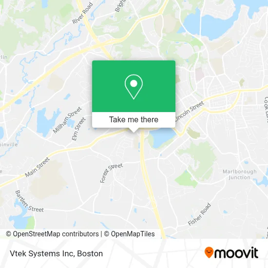 Vtek Systems Inc map