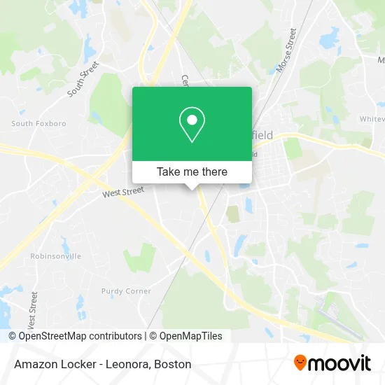 Amazon Locker - Leonora map