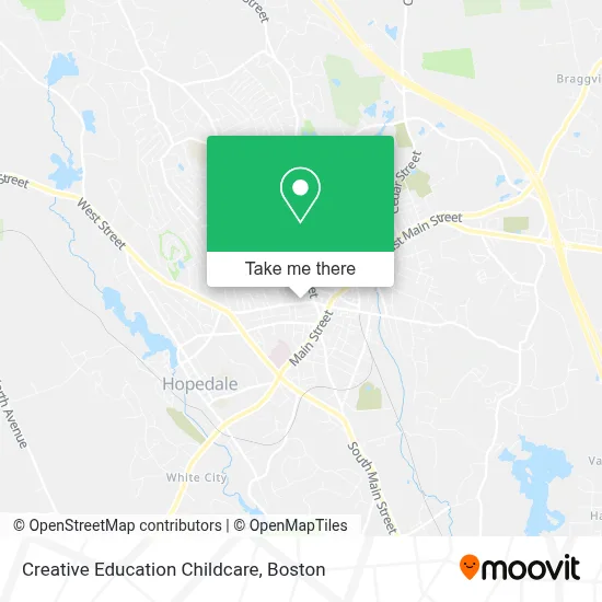 Creative Education Childcare map
