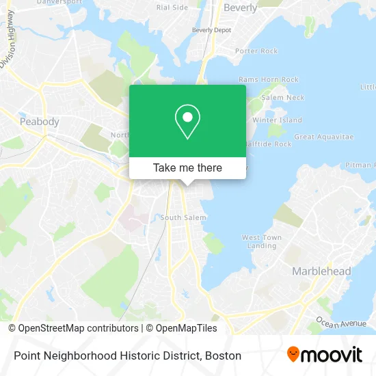 Point Neighborhood Historic District map