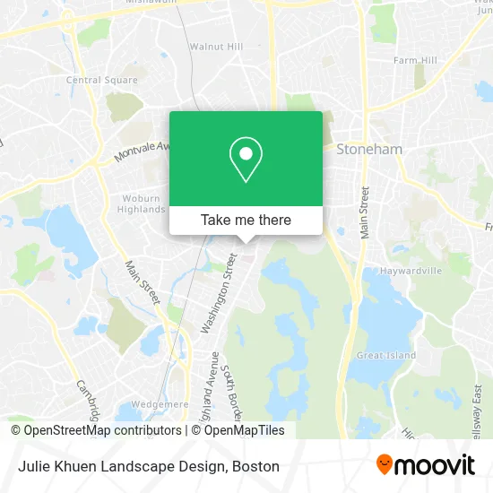 Julie Khuen Landscape Design map