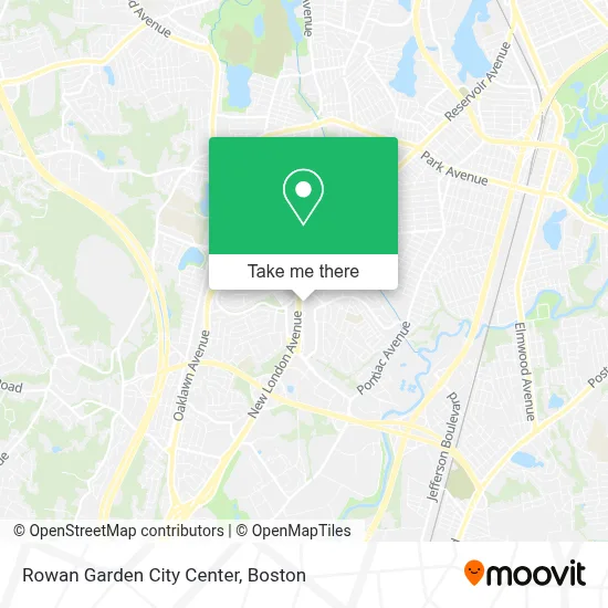 Rowan Garden City Center map