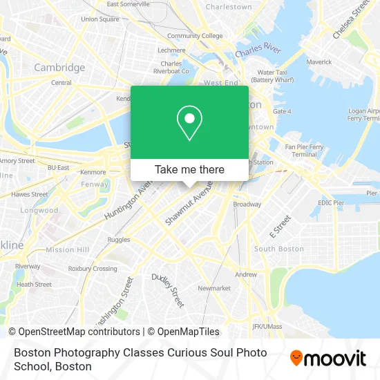 Boston Photography Classes Curious Soul Photo School map