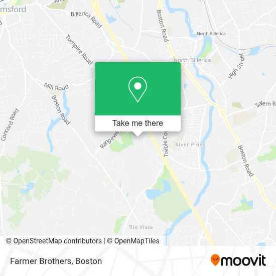 Farmer Brothers map