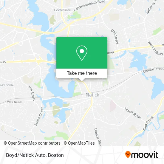 Boyd/Natick Auto map
