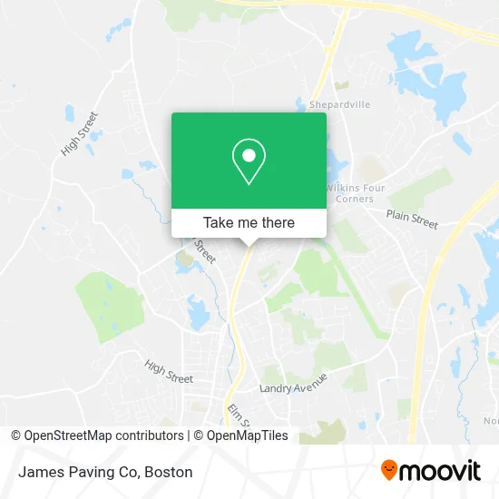 James Paving Co map