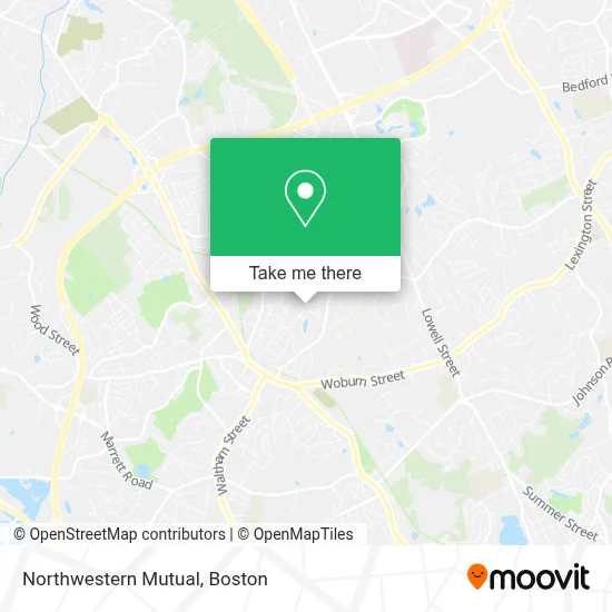 Northwestern Mutual map