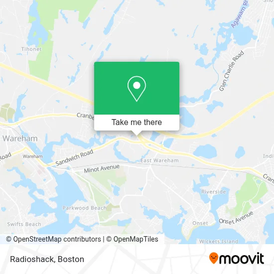 Radioshack map