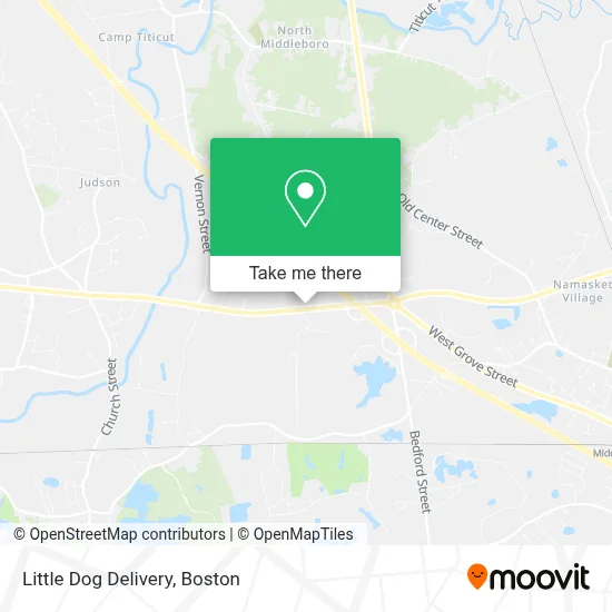 Little Dog Delivery map