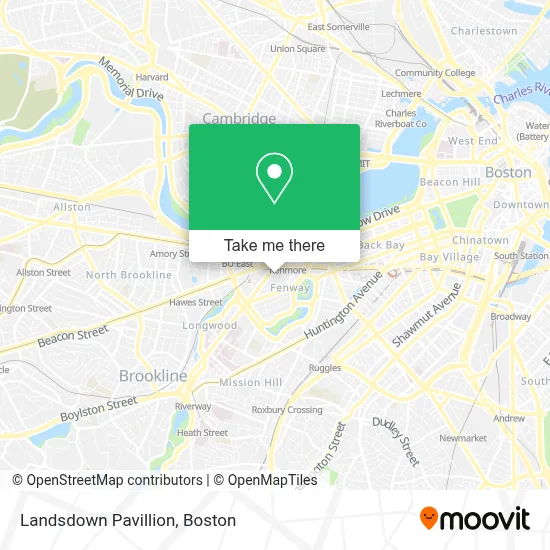 Landsdown Pavillion map
