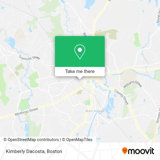Kimberly Dacosta map