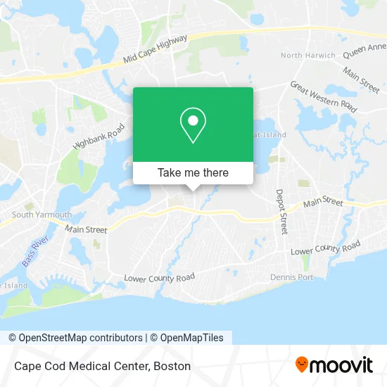 Cape Cod Medical Center map