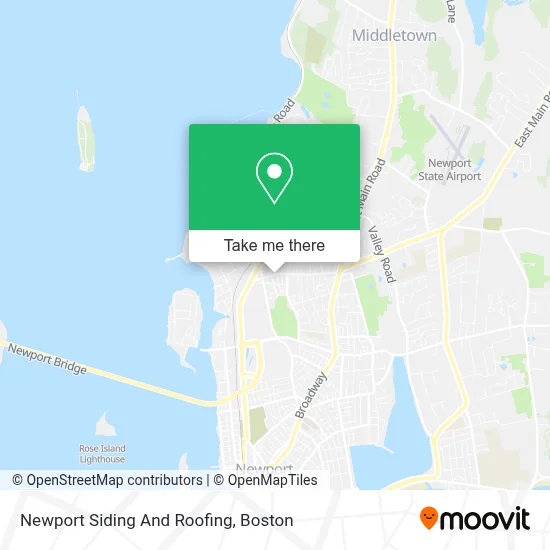 Newport Siding And Roofing map