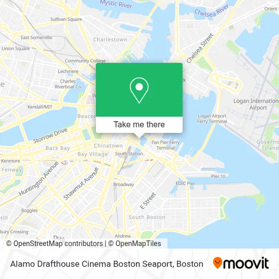 Alamo Drafthouse Cinema Boston Seaport map